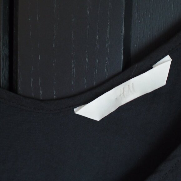 H&M | Black Matte Satin Camisole - Picture 2 of 5
